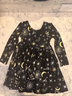 New Little Sleepies Celebration Stars Twirl Dress 3T
